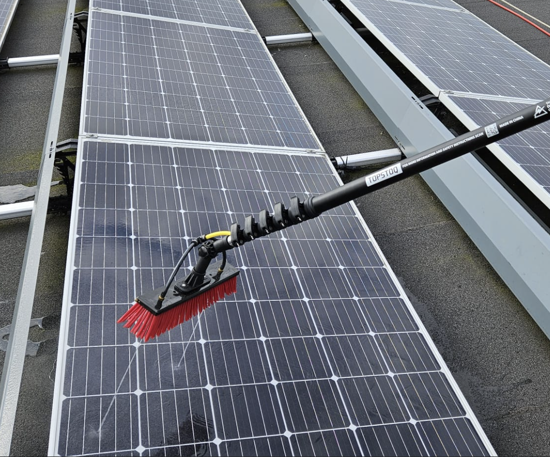 Topstoq carbon telescoopsteel met anti draai vorm 12 meter – 24T carbon: lichtgewicht voor professionele glazenwassers