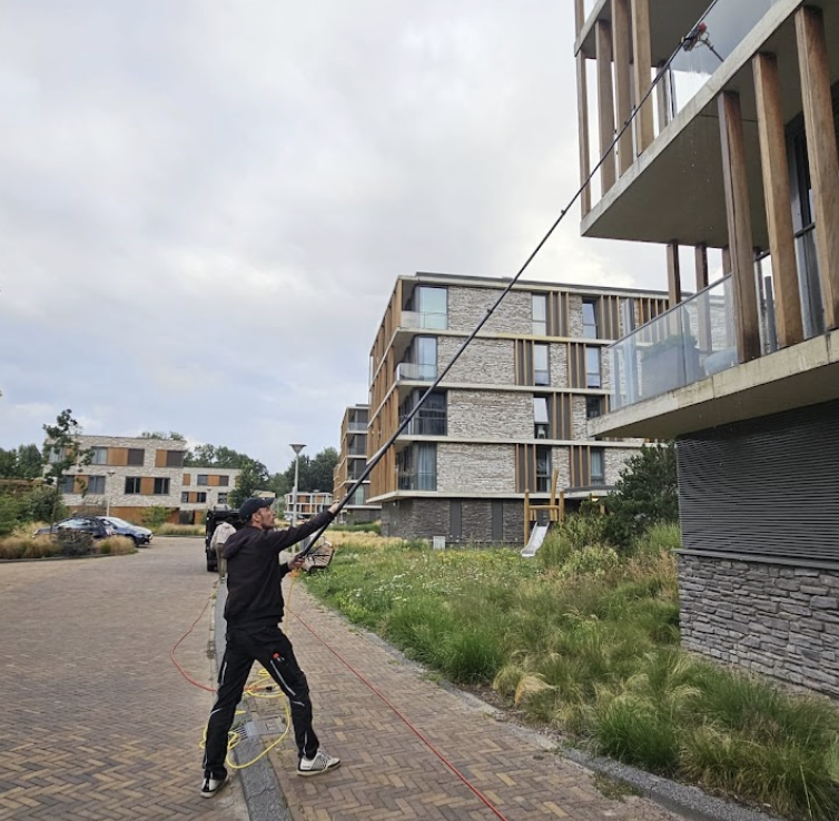 Topstoq carbon telescoopsteel met anti draai vorm 6,5 meter – 24T carbon: lichtgewicht voor professionele glazenwassers